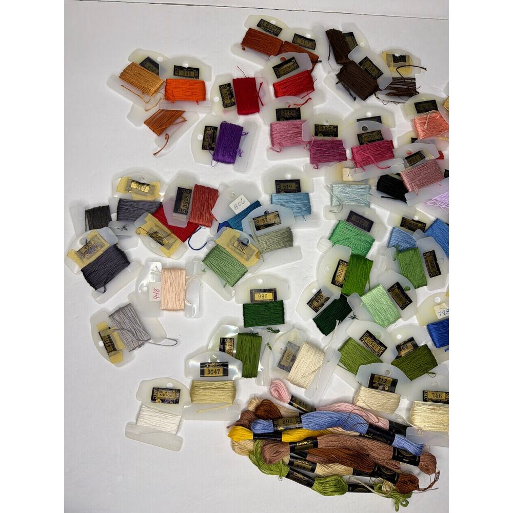 72 Skeins Embroidery Floss Thread DMC Cards Craft DIY Needlepoint Cross Stitch - Picture 5 of 10